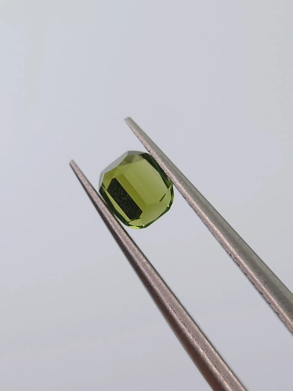 0.43ct Natural Green Tourmaline Cushion Cut Loose Gemstone from Afghanistan — view 5